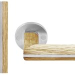 Deurklink PIET BOON PBTL22/50 mat rvs/Eikenhout