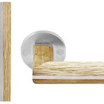 Deurklink PIET BOON PBLT22/50 mat rvs/Eikenhout