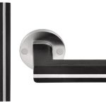 Deurklink PIET BOON PBLT22/50 mat rvs/Eikenhout zwart