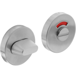 Intersteel wc-sluiting 8mm rond verdekt met metaal rvs Geborsteld