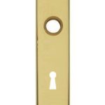 Intersteel Renovatie kortschild SL72 mm messing gelakt