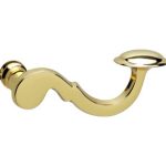 Intersteel deurklink Posthoorn messing gelakt