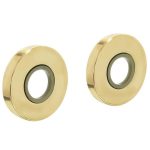 Intersteel rozetten verdekt ø49x7mm messing gelakt