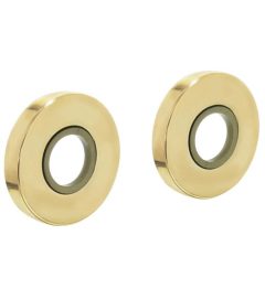 Intersteel rozetten verdekt ø49x7mm messing gelakt