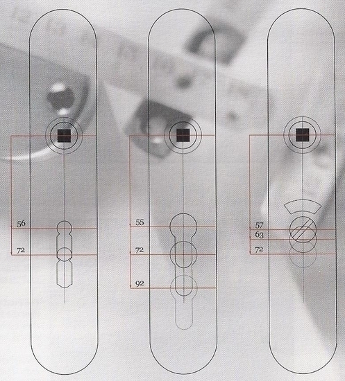 Intersteel Renovatie langschild blind mat zwart - Afbeelding 2