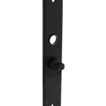 Intersteel Renovatie langschild WC57/5 mm mat zwart
