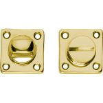 Intersteel wc-sluiting 8mm vierkant messing gelakt