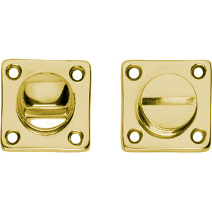 Intersteel wc-sluiting 8mm vierkant messing gelakt