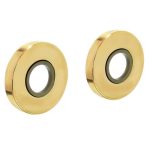 Intersteel rozetten verdekt ø49x7mm messing ongelakt