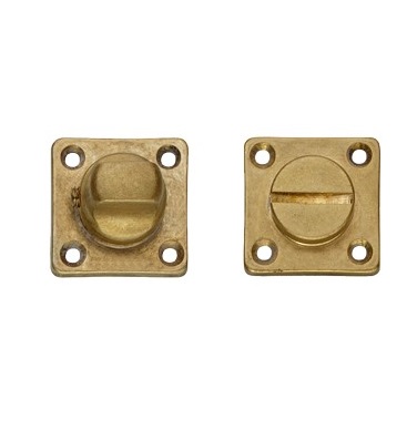 Intersteel wc-sluiting 8mm vierkant messing getrommeld