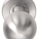 Starx Voordeurknop Vast Rond 52 mm rvs