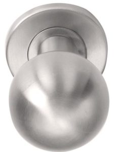 Starx Voordeurknop Vast Rond 52 mm rvs