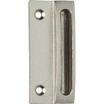 Intersteel Sluitplaat + kom Ferraro 70x30 nikkel mat