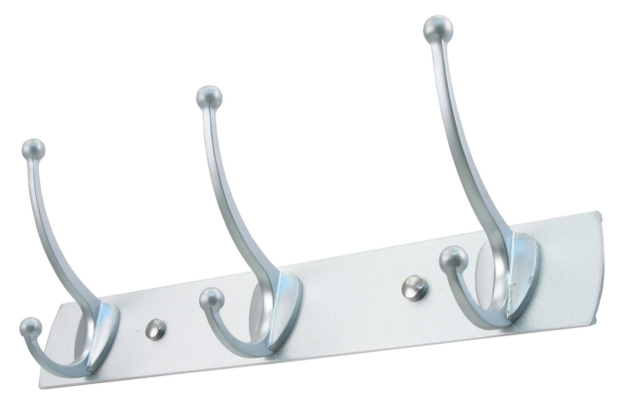 Impresso Kapstokgarnituur 3 Haken 32 x 5 cm Aluminium