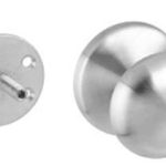 Intersteel voordeurknop paddestoel rvs Eenzijdige montage