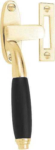 Raamboompje TIMELESS RB-1934 Links messing Ongelakt/Ebbenhout