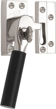 Raamsluiting TIMELESS RBA-1923 Links mat nikkel/Ebbenhout