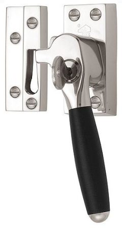 Raamsluiting TIMELESS RBA-1932 Rechts glans nikkel/Ebbenhout