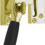 Raamsluiting TIMELESS RBA-1934 Links messing Ongelakt/Ebbenhout