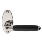 Deurklink Timeless 1932MRO glans nikkel/Ebbenhout