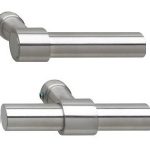 Intersteel deurklink L/T-model recht rvs