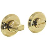 Intersteel wc-sluiting 8mm schroefgat messing gelakt