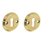 Intersteel sleutelrozetten ø50x5mm messing gelakt