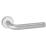 Deurklink Dursley op rond rozet rvs