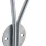 Intersteel Hoed en Jashaak Dubbel op Rond Rozet rvs