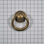 Ringgreep messing antiek diam. 23 mm
