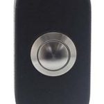 Intersteel Beldrukker Ovaal Verdekt 65X30X10 rvs/mat zwart