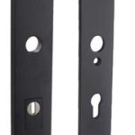 Intersteel SKG3 Veiligheidsbeslag PC72 rechthoekig Met kerntrekbeveiliging rvs/mat zwart