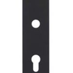 Intersteel Renovatie Schild Rechthoekig PC55 rvs/mat zwart