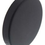 Intersteel afdekrozet Rond verdekt rvs/mat zwart