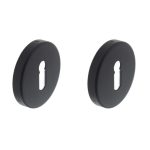 Intersteel sleutelrozetten verdekt ø53x9mm structuur zwart