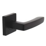 Intersteel deurklink Minos op vierkant rozet mat zwart