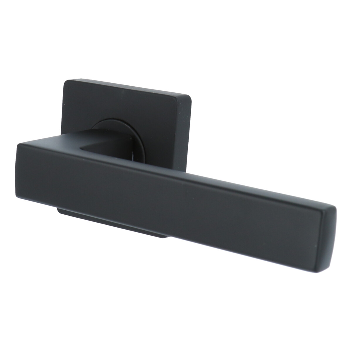 Intersteel deurklink Hera op vierkant rozet mat zwart - Afbeelding 4