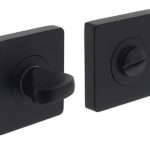 Intersteel wc-sluiting 8 mm Vierkant mat zwart