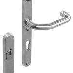 Intersteel Veiligheidsbeslag PC92 smal met kerntrek beveiliging smalschild/kruk SKG3 rvs