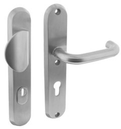 Veiligheidsbeslag PC72 met kerntrek beveiliging geveerd greep/kruk SKG3 rvs