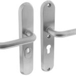 Veiligheidsbeslag PC55 met kerntrek beveiliging geveerd kruk/kruk SKG3 rvs