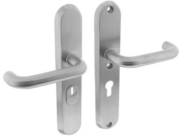 Veiligheidsbeslag PC55 met kerntrek beveiliging geveerd kruk/kruk SKG3 rvs