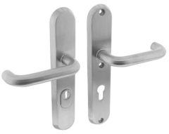 Veiligheidsbeslag PC72 met kerntrek beveiliging geveerd kruk/kruk SKG3 rvs