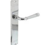 Intersteel deurklink Helena op langschild blind chroom