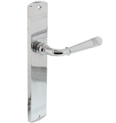 Intersteel deurklink Helena op langschild blind chroom