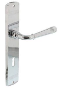 Intersteel deurklink Helena op langschild SL72 chroom