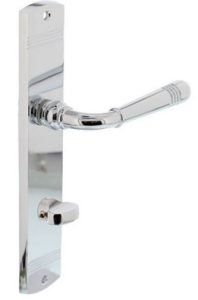 Intersteel deurklink Helena op langschild WC63/8 chroom