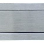 Schuifdeurgreep 150 x 50 mm Ovaal rvs