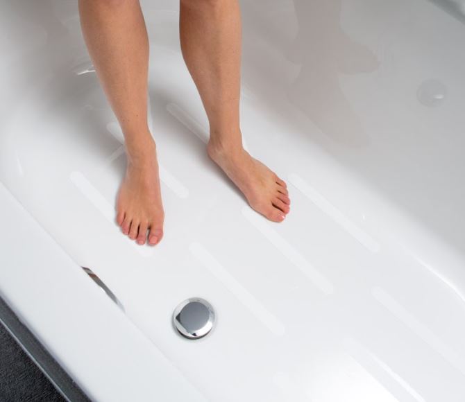 Secucare Anti Slip Stickers Langwerpig Wit 25 x 245 mm - Afbeelding 2