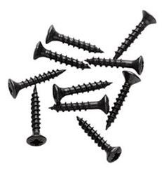 Intersteel 25 Houtschroeven zwart 3,5X20MM